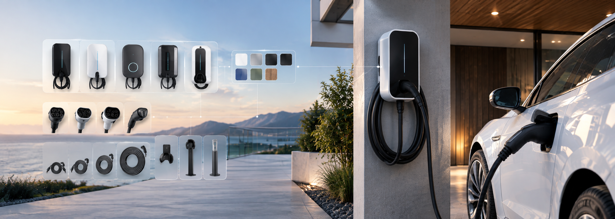 custom logo ev charger oem support